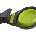Collapsible Silicone Pet Bowl with Food Scoop and Measuring Cup