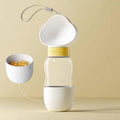 2-in-1 Portable Dog Water Bottle & Food Bowl for Travel