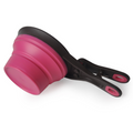 Collapsible Silicone Pet Bowl with Food Scoop and Measuring Cup