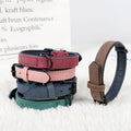 Adjustable PU Leather Collar for Pets